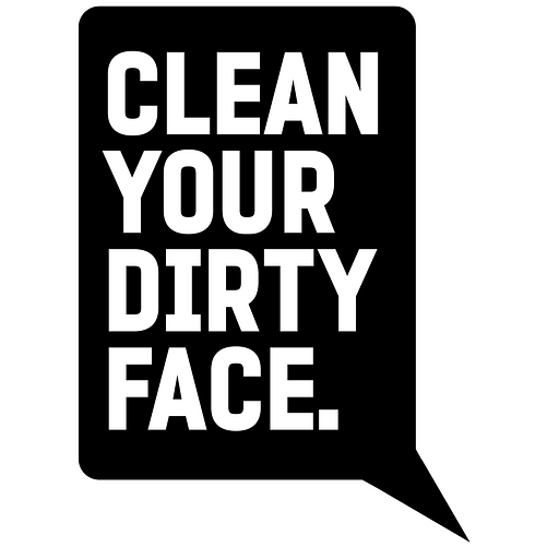 Clean Your Dirty Face logo